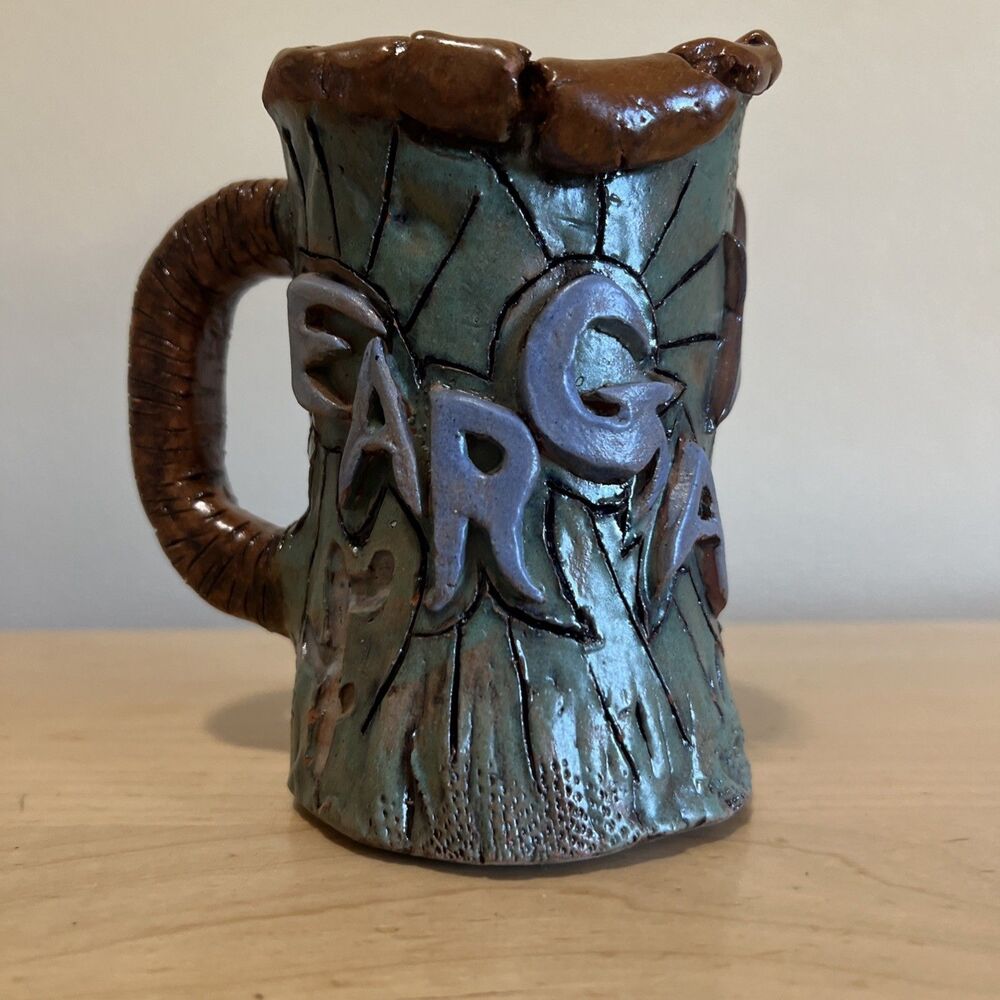 Handmade Mug Earga Whimsy Cottage Rustic